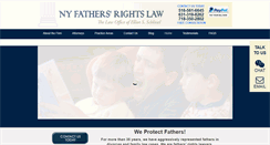 Desktop Screenshot of fathersrightsinny.com
